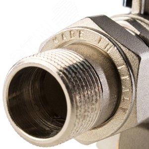 Кран шаровой со сгоном угловой 3/4' ВН ручка бабочка - фото 6