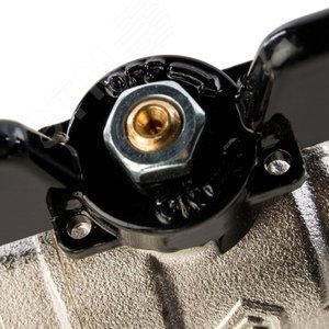 Кран шаровой со сгоном угловой 3/4' ВН ручка бабочка - фото 7