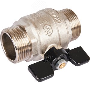 Кран шаровой 1 1/4' НН ручка бабочка - фото 8