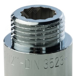 Удлинитель НВ 1/2'x25 мм, хромированный - фото 4