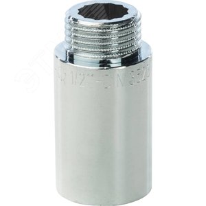 Удлинитель НВ 1/2'x40 мм, хромированный - фото 1