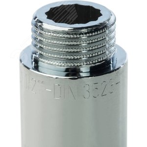 Удлинитель НВ 1/2'x40 мм, хромированный - фото 4