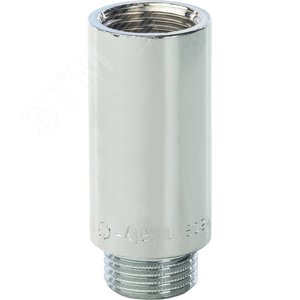 Удлинитель НВ 1/2'x50 мм, хромированный - фото 2