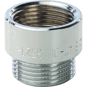 Удлинитель НВ 3/4'x15 мм, хромированный - фото 2