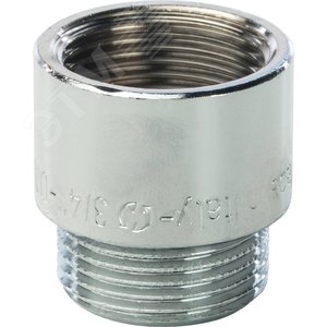 Удлинитель НВ 3/4'x20 мм, хромированный - фото 2