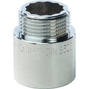 Изображение товара Удлинитель НВ 3/4'x25 мм, хромированный (шт)