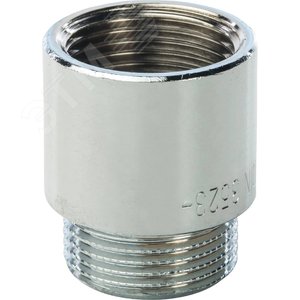 Удлинитель НВ 3/4'x25 мм, хромированный - фото 2