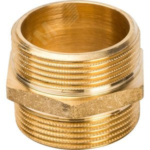 Ниппель НН 1'1/2 никелированный - фото 1