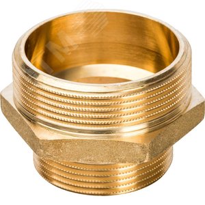 Ниппель НН 2'х1'1/2 переходной, никелированный - фото 2