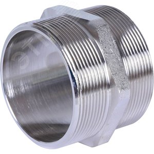 Ниппель 2'1/2 HH никелированный - фото 2