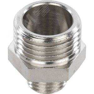 Ниппель НН никелированный 1/2'x1/4' - фото 2