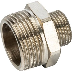 Ниппель НН никелированный 3/4'x3/8' - фото 4