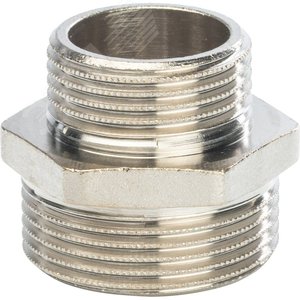 Ниппель НН 1'1/4х1' переходной, никелированный - фото 4