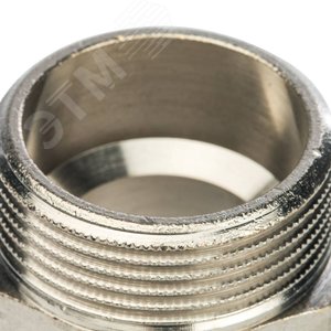 Ниппель НН 1'1/4х1' переходной, никелированный - фото 7