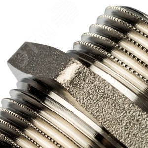 Ниппель НН 1'1/2х1'1/4 переходной, никелированный - фото 6