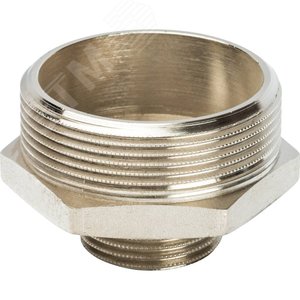 Ниппель НН 2'х1' переходной, никелированный - фото 2