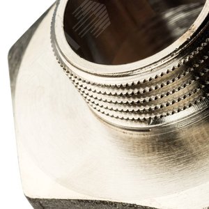 Ниппель НН 2'х1' переходной, никелированный - фото 5