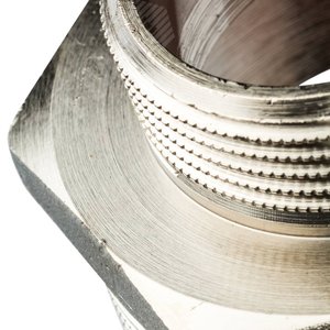 Ниппель НН 2'х1'1/4 переходной, никелированный - фото 5