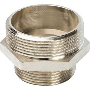 Ниппель НН переходной никелированный 2'x1'1/2 - фото 2