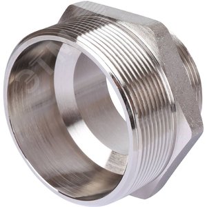 Ниппель 2'1/2X2 НН переходной никелированный - фото 5