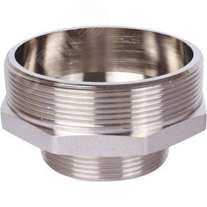 Ниппель 3'X2' НН переходной никелированный - фото 2