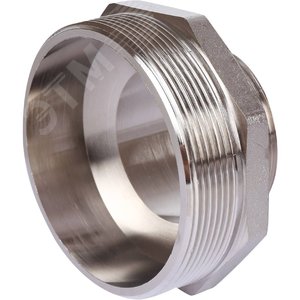 Ниппель 3'X2' НН переходной никелированный - фото 9