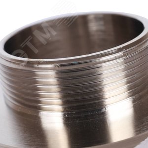 Ниппель 3'X2' НН переходной никелированный - фото 10