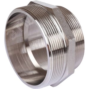 Ниппель 3'X2'1/2 НН переходной никелированный - фото 5