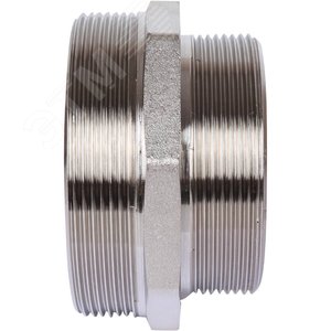 Ниппель 3'X2'1/2 НН переходной никелированный - фото 8