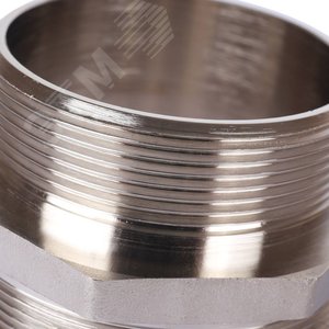 Ниппель 3'X2'1/2 НН переходной никелированный - фото 10