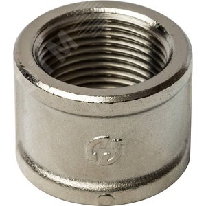 Муфта ВВ 1' никелированная - фото 2