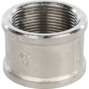 Муфта ВВ 1'1/2  никелированная - фото 2