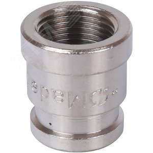 Муфта ВВ переходная никелированная 3/8X1/4 - фото 2