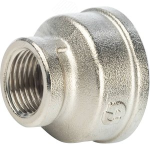 Муфта ВВ 1'х1/2' переходная, никелированная - фото 4