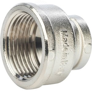 Муфта ВВ 1'х1/2' переходная, никелированная - фото 5