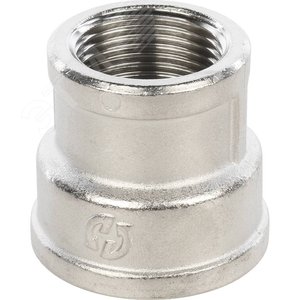 Муфта ВВ 1'х3/4' переходная, никелированная - фото 1