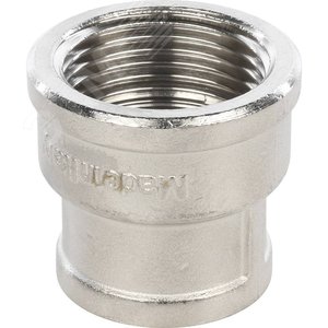 Муфта ВВ 1'х3/4' переходная, никелированная - фото 2