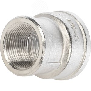 Муфта ВВ 1'х3/4' переходная, никелированная - фото 5