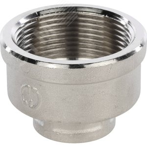 Муфта ВВ переходная никелированная 1'1/2x1/2' - фото 2