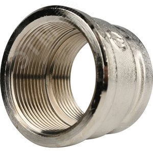 Муфта ВВ 1'1/2х1'1/4 переходная, никелированная - фото 1