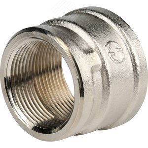 Муфта ВВ 1'1/2х1'1/4 переходная, никелированная - фото 5