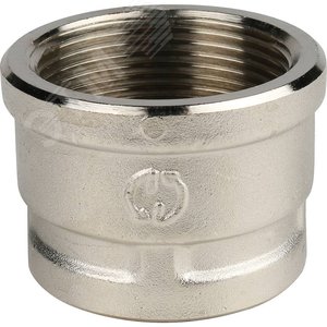 Муфта ВВ 1'1/2х1'1/4 переходная, никелированная - фото 6