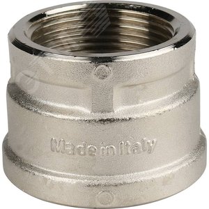 Муфта ВВ 1'1/2х1'1/4 переходная, никелированная - фото 7