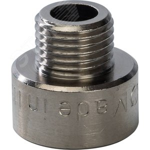 Переходник ВН никелированный 3/8'x1/4' - фото 2