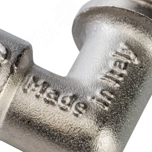 Угольник НВ 3/8' с упором, никелированный - фото 7