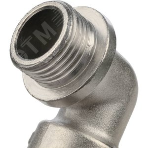 Угольник НВ 1/2 с упором, никелированный - фото 7