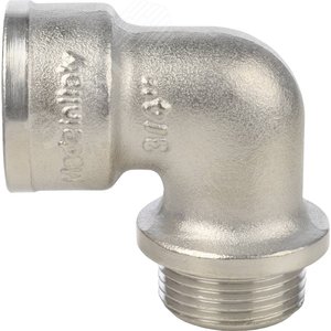 Угольник НВ 3/4' с упором, никелированный - фото 2