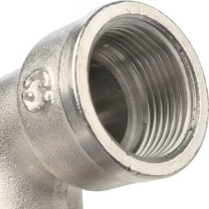 Угольник НВ 3/4' с упором, никелированный - фото 6