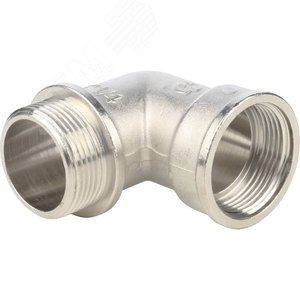 Угольник НВ 1'1/4 с упором, никелированный - фото 1