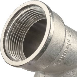 Угольник НВ 1'1/4 с упором, никелированный - фото 7